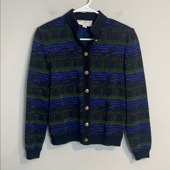 St. John Sweaters - St. John collection by Marie Gray button-down cardigan jacket size 2